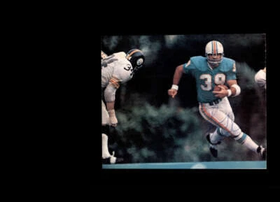 拉里·克森卡 JSA Coa 复古海豚 7x6 签名照片 — 第 1/2 张图片