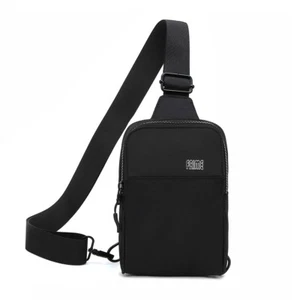 Bandolera Bolsos de Hombro Hombres Mujeres Mini Bolso Bandolera Viaje Teléfono Bolso Negro - Imagen 1 de 5