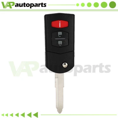 For Mazda 5 CX-7 CX-9 2007 2008 2009 2010 2011 2012 Remote Key Fob Shell Cover - Image 1 of 4
