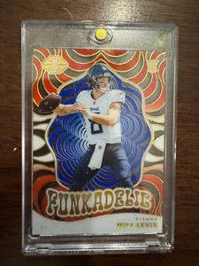 2023 Panini Illusions #19 Will Levis Funkadelic Rosso e Blu Rookie RC #2/15 - Foto 1 di 2