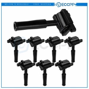 8 Pack of UF347 Ignition Coil For Jaguar Vanden Plas XJ8 XJR XK8 4.0L V8 GN10775 - Picture 1 of 10
