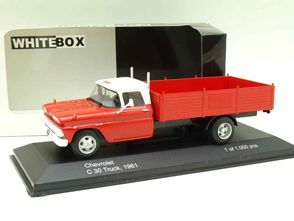 WhiteBox 1/43 - Chevrolet C30 Camion 1961 Rosso - Immagine 1 di 1