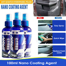 Anti Scratch Hydrophobic Polish Nano Coating Agent Car Interior Cleaner Restore！