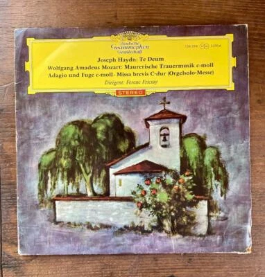 Haydn Te Deum in D maj Mozart Masonic Funeral DGG 136398 SLPEM Tulips RED Stereo - Image 1 of 3