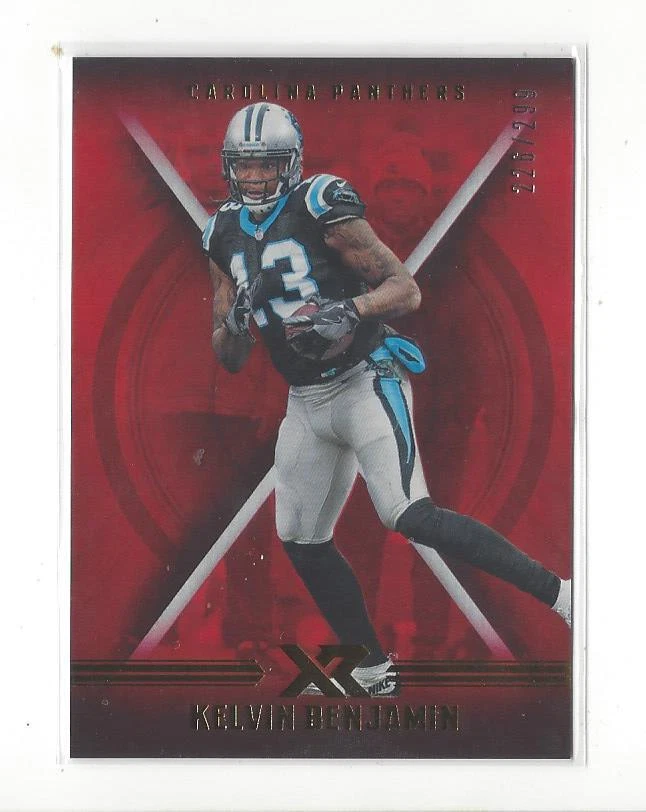 2017 Panini XR Football Red Parallel Singles xxx/299 - You Choose X - Image 1 of 1