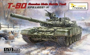 Vespid 1/72 T-90 Russian Main Battle Tank w/3D printed parts & Metal tow cable - Picture 1 of 1