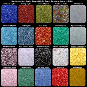 Crushed All Hydro Quartz Coarse Gemstone Powder 1-3 MM Ring, Woodworking Inlay - Picture 1 of 207
