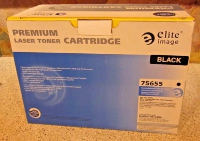 Elite Image Toner Cartridge, 2500 Page Yield, Black (ELI75655) - Image 1 of 3