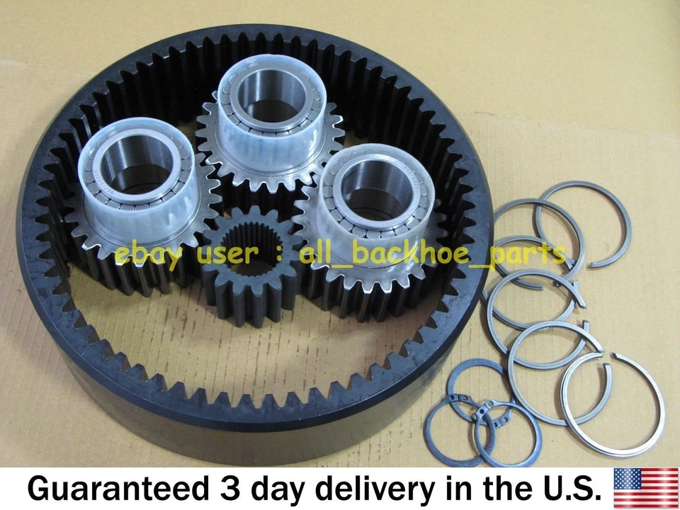 JCB BACKHOE - HUB GEAR SET COMPLETE (450/10205 450/10206 454/07401 907/50200) - Image 1 of 1