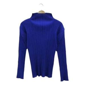 [ISSEY MIYAKE] ISSEY MIYAKE PLEATS PLEASE Pleated high neck top - Picture 1 of 6