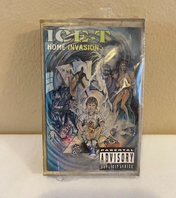 Home Invasion (PA) by Ice-T 1993 Rhyme Syndicate Cassette Tape NEW - Image 1 of 2