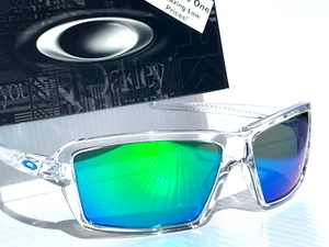 NEW Oakley CABLES Shiny Clear POLARIZED Galaxy Jade Lens Sunglass 9129-05 - Picture 1 of 12