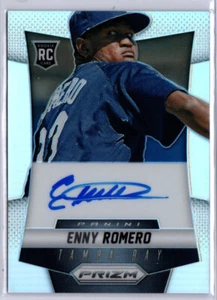 2014 Panini Prizm Baseball Enny Romero ROOKIE AUTO RAYS - Picture 1 of 1