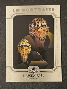 19-20 Upper Deck Tuukka Rask Portraits 🚨🚨🚨 Boston Bruins  - Picture 1 of 2