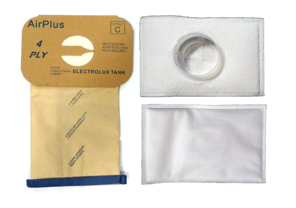 EnviroCare Replacement Vacuum Bags and After Filter for Electrolux Canister T...