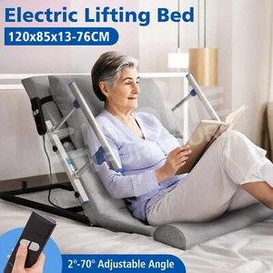 Medical Electric Lift Bed Pillow Assist Sit Up Remote Power Chair Arm Back Rest - Picture 1 of 11