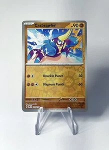 Pokémon TCG Crabrawler 114/197 Reverse Holo Common - Obsidian Flames - Picture 1 of 2