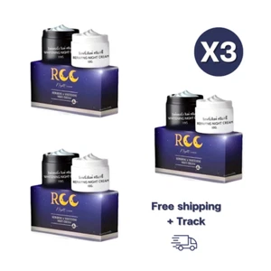 3 X RCC Night Cream Repairing Smooth Skin Tighten Reduce Acne Dark Spot - Picture 1 of 9