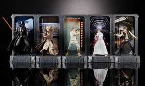 JUEGO DE FIGURAS DE LA SERIE STAR WARS NEGRA 40 ANIVERSARIO SERIE TITANIO 3,75 PULGADAS - Imagen 1 de 2