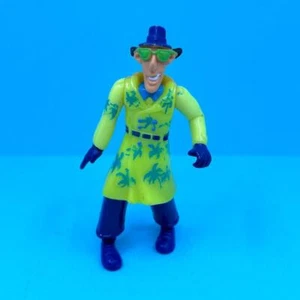 Vintage Inspector Gadget Toy Action Figure Kids Cult TV Cartoon Neon 3.5" 1990s - Picture 1 of 4