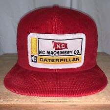 K-Products NC Machinery Caterpillar Vintage Corduroy Snapback Trucker hat. $257.