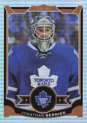 2015-16 O-Pee-Chee - Jonathan Bernier - Rainbow Foil Parallel #371 OPC - Image 1 of 2