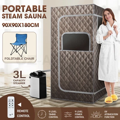 Sauna Steam Tent Foldable Steamer Heating Spa Box Portable Room Slimming Skin - image 1 of 4