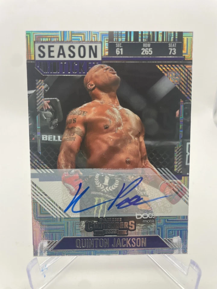Quinton Rampage Jackson 2025 Panini Contenders PFL Season Ticket Auto - Image 1 of 1