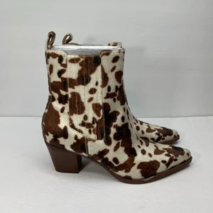 Dolce Vita Stiefeletten 8,5 M Steffi braun Kuhmuster Slipper Western Cowboy NEU 170 $ - Bild 1 von 11