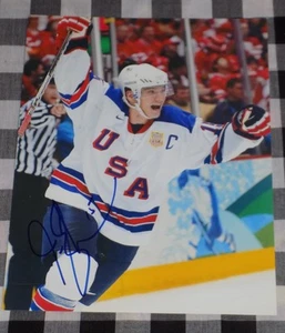 Jamie Langenbrunner Signed 8x10 Photo NHL Team USA Dallas Stars Devils - Picture 1 of 1
