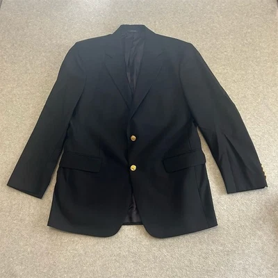 Brooks Brothers Loro Piana Blazer Men's Navy 40R Classic Fit Formal Two-Button - Image 1 of 4