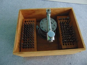 VINTAGE SWARTHCHILD ANTIQUE WATCHMAKERS STAKING TOOL SET STUMPS PUNCHES - Picture 1 of 12
