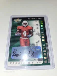 2001 Score Select Football - Rookie Roll Call - Reggie White Auto (AU) Silver RC /50 - Bild 1 von 8