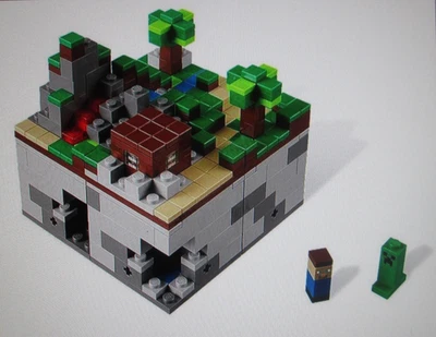 LEGO Set 21102 Minecraft Micro World - El Bosque con 2 manuales Foto 1 de 4