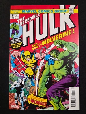 Incredible Hulk 181 Variant Lot 1974 1st Wolverine Herb Trimpe Key Facsimile - Image 1 of 2