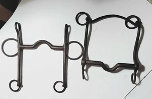 2 Nineteenth Century hand forged iron riding bits non-dug from Virginia.  $22.00 - Picture 1 of 4