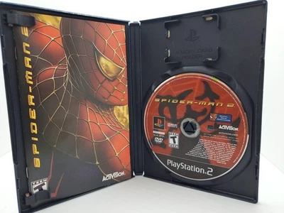 Spider Man 2 (PS2 PlayStation 2, 2004) | Authentic Manual And Disc Only - Image 1 of 2
