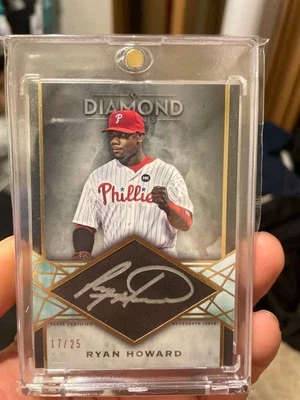 Diamond Icons Ryan Howard Autograph Card 17/25 2022 Topps Silver Ink Autograph - Image 1 of 4