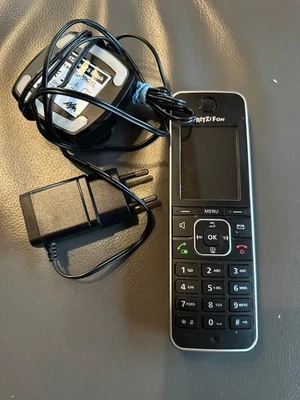 AVM FRITZ!Fon C6 Schnurloses DECT-Komforttelefon Schwarz Top!!! - Bild 1 von 4