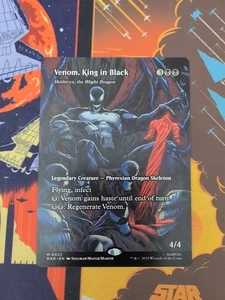 #0022 Venom, King In Black Borderless Marvel's Spider-Man MAR MTG - Picture 1 of 4