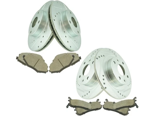 Front and Rear Brake Pad and Rotor Kit For Mazda Miata MQ592NY - Image 1 of 1