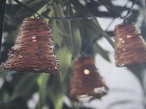 Smith & Hawken Vine Cone Lighting String 10 lights/11 ft.NEW Indoor/Outdoor. - Picture 1 of 5