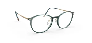 Brand New Silhouette Eyeglass Frames Illusion Lite 2931 5041 Digital Teal 49mm - Picture 1 of 1