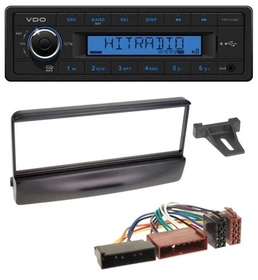 VDO AUX 1DIN MP3 USB Autoradio für Ford Mondeo 96-02 Puma ab 97 Transit bis 06 s - Bild 1 von 4