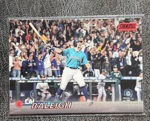 Cal Raleigh- Red Foil 2023 Stadium Club #68 Seattle Mariners - Imagen 1 de 2