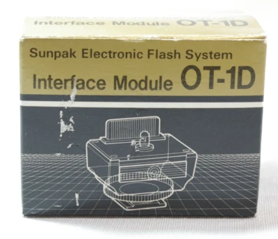 Sunpak Flash Interface Module OT-1D 651-049 NOS/BOX - D Series 422D 433D Olympus - Image 1 of 4