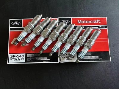 8PCS OEM Platinum Spark Plugs SP-548 CYFS12F1 For F150 5.0 V8 2.5L Mustang SP548 Foto 1 de 4