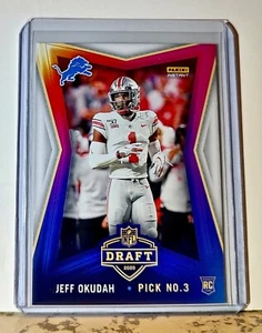Jeff Okudah 2020 NFL Draft Night NFL #31 Football Card Detroit Lions 1 of 566 - Bild 1 von 2