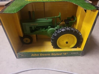 c2001 Ertl 1/16 Scale John Deere Styled A Tractor NIB - die cast toy collectible - Image 1 of 4