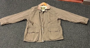 Vintage Loro Piana Jacket 2XL Horsey Brown Storm System Overcoat 1992 Olympics - Picture 1 of 7
